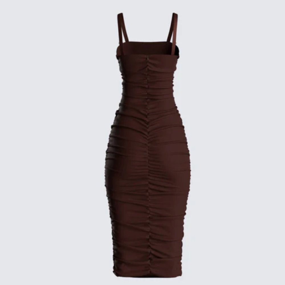 Brown dress